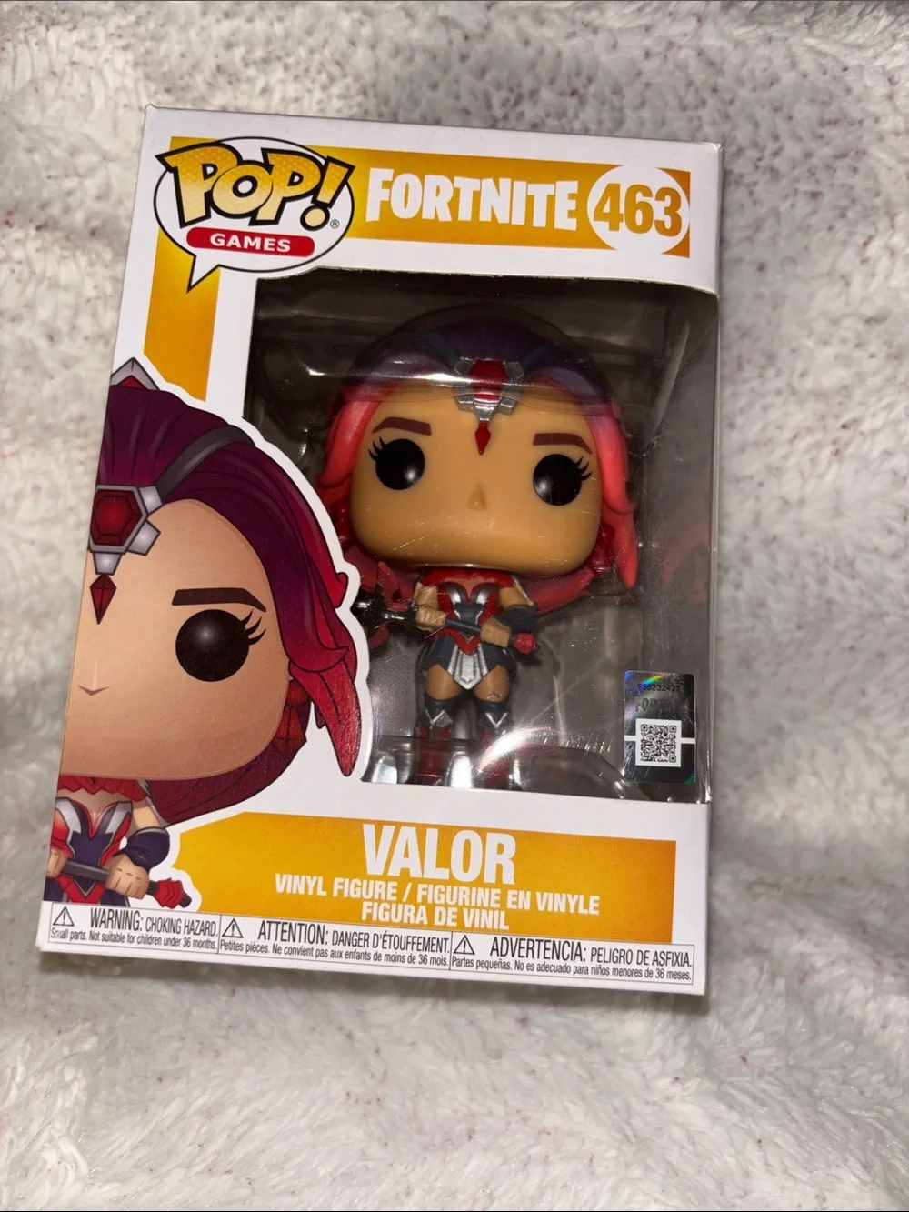 Funko Pop! Games Fortnite Valor Vinyl Figure - Red, Purple, Black